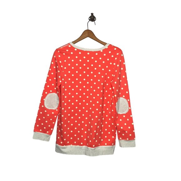 435 by Matilda Jane Girls Size‎ 16 Hang Time Orange Polka Dot Cardigan Sweater - Picture 3 of 5